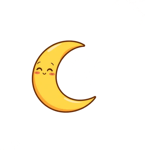Lua com estrelas